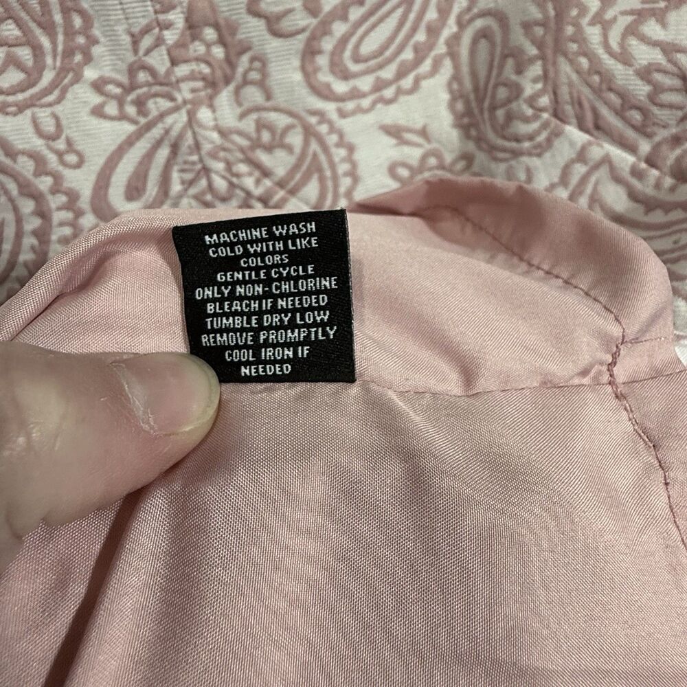 Victoria Beckham x Target Blush Paisley Jacquard Sleeveless Shift Mini Dress XS - Picture 14 of 15